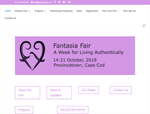 Tablet Screenshot of fanfair.info